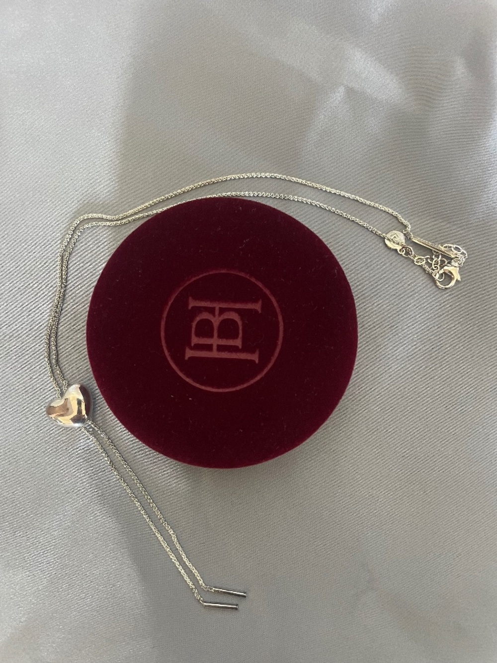 Puffy Heart Bolo Tie Hillberg and Berk